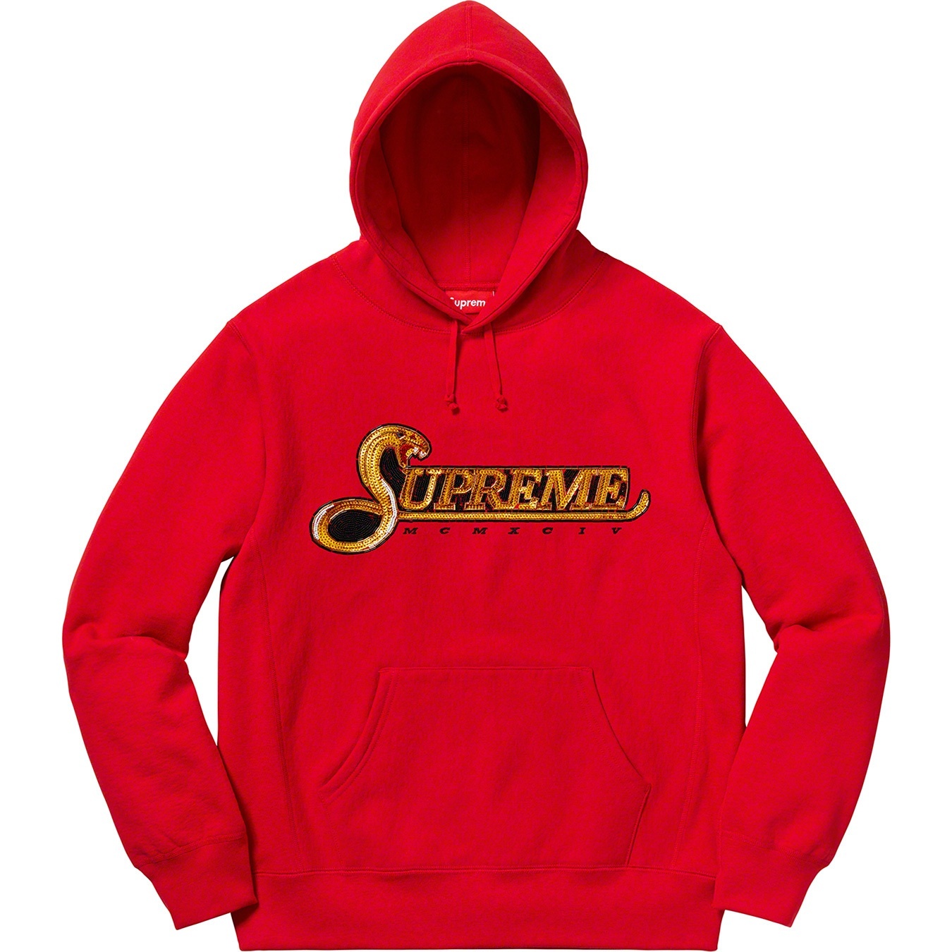 Sequin Viper Hooded Sweatshirt view 5